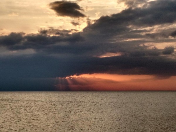 sunrise over Lake Ontario